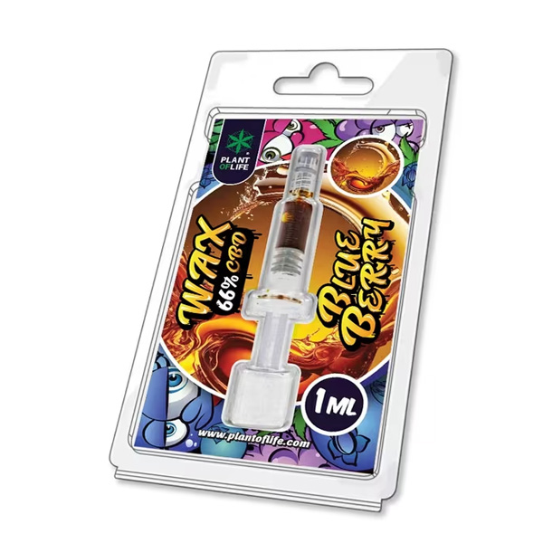 CBD Wax 66% Blueberry 1 ml.