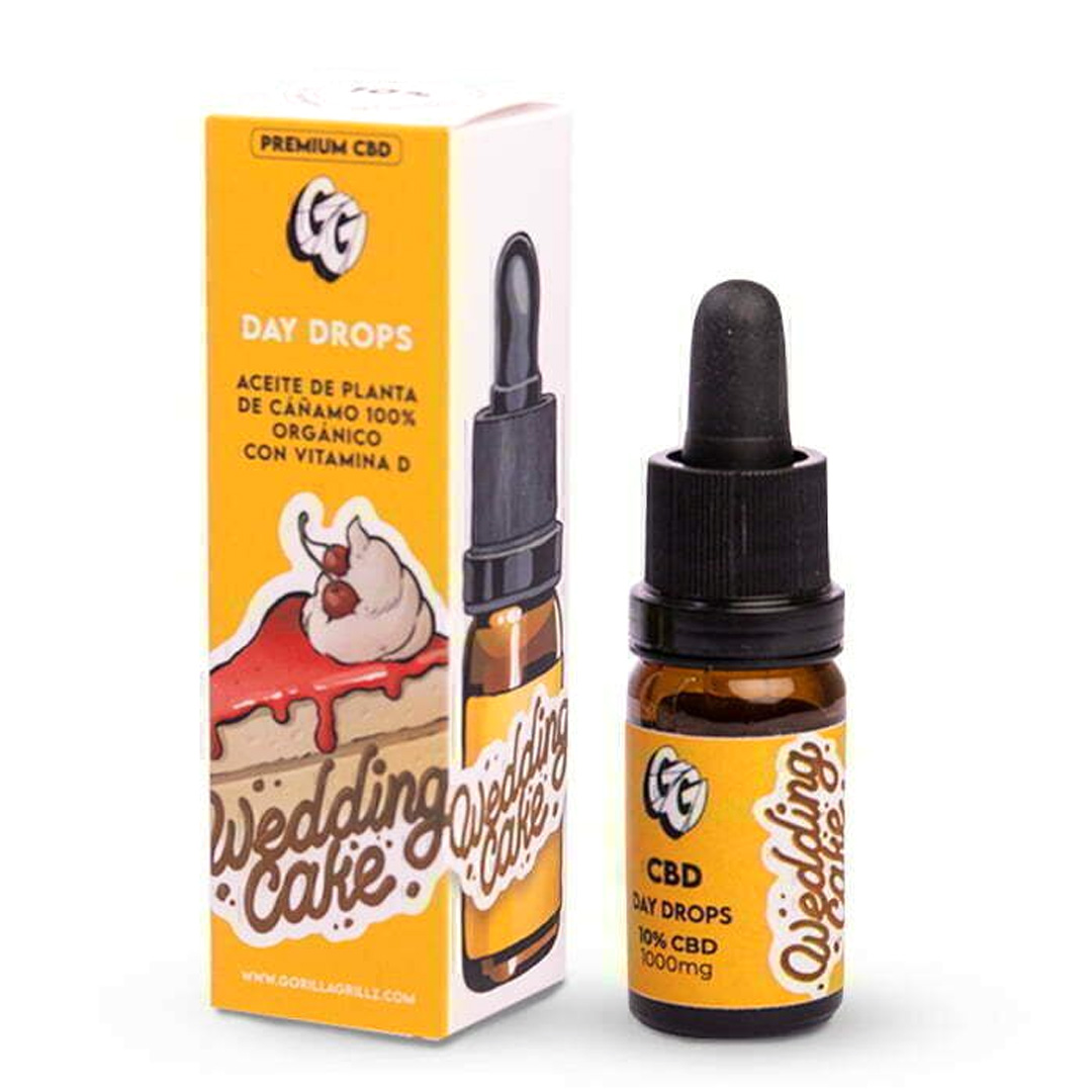 Cbd Oil  Gorilla Grillz 10% Day Wedding Cake - 10 ml.