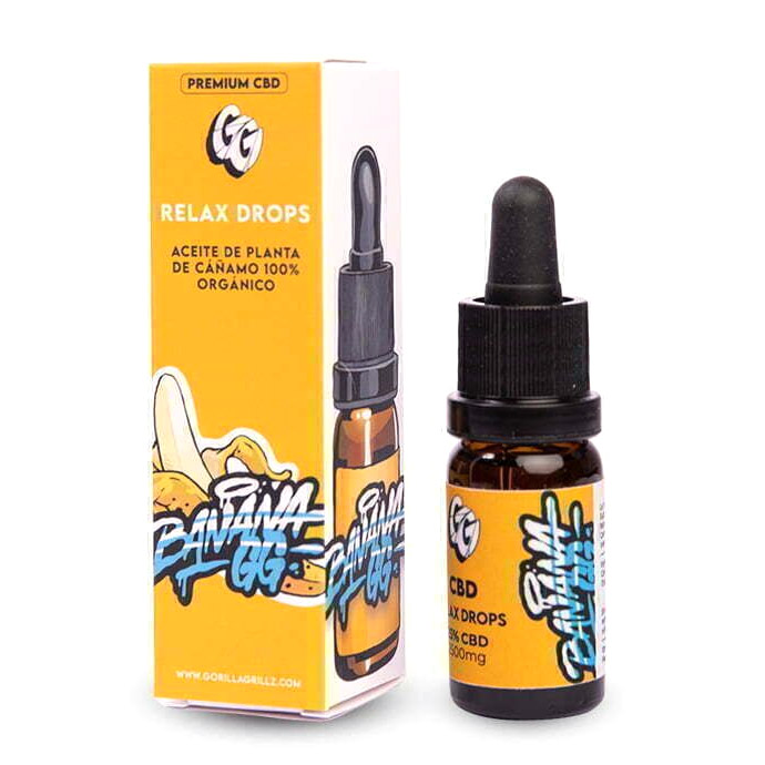Cbd Oil  Gorilla Grillz 25 % Relax Banana - 10 ml.