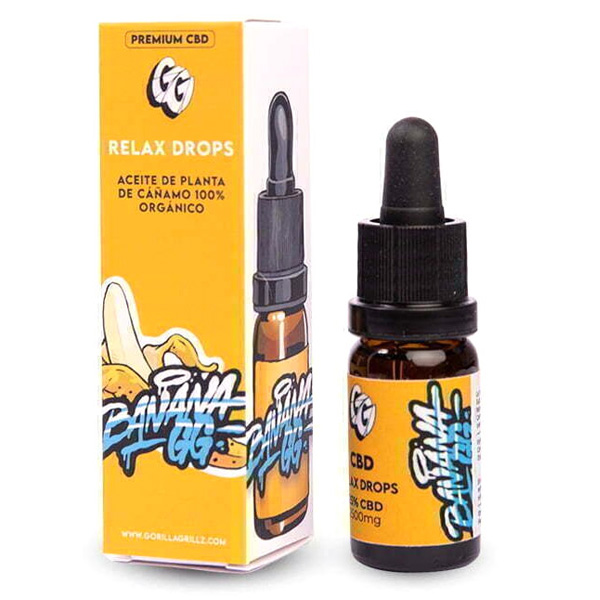 Cbd Oil  Gorilla Grillz 25 % Relax Banana 30 ml.