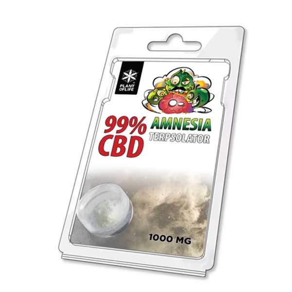 Crystal CBD 99% Terpsolator Amnesia Haze 1 gr. Plant of Life